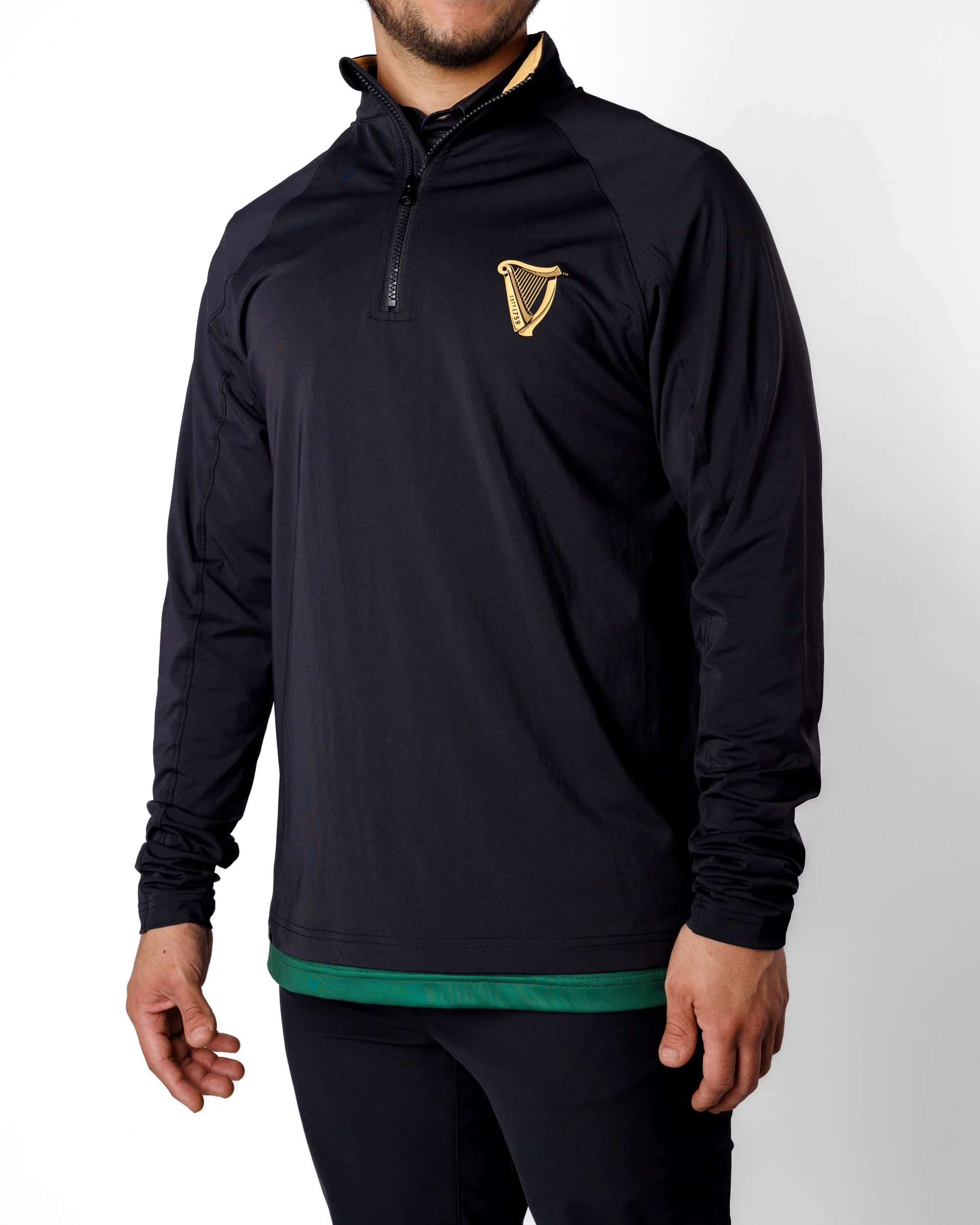 Draught Mode | Guinness® Men's Lightweight Q-Zip - Image 4