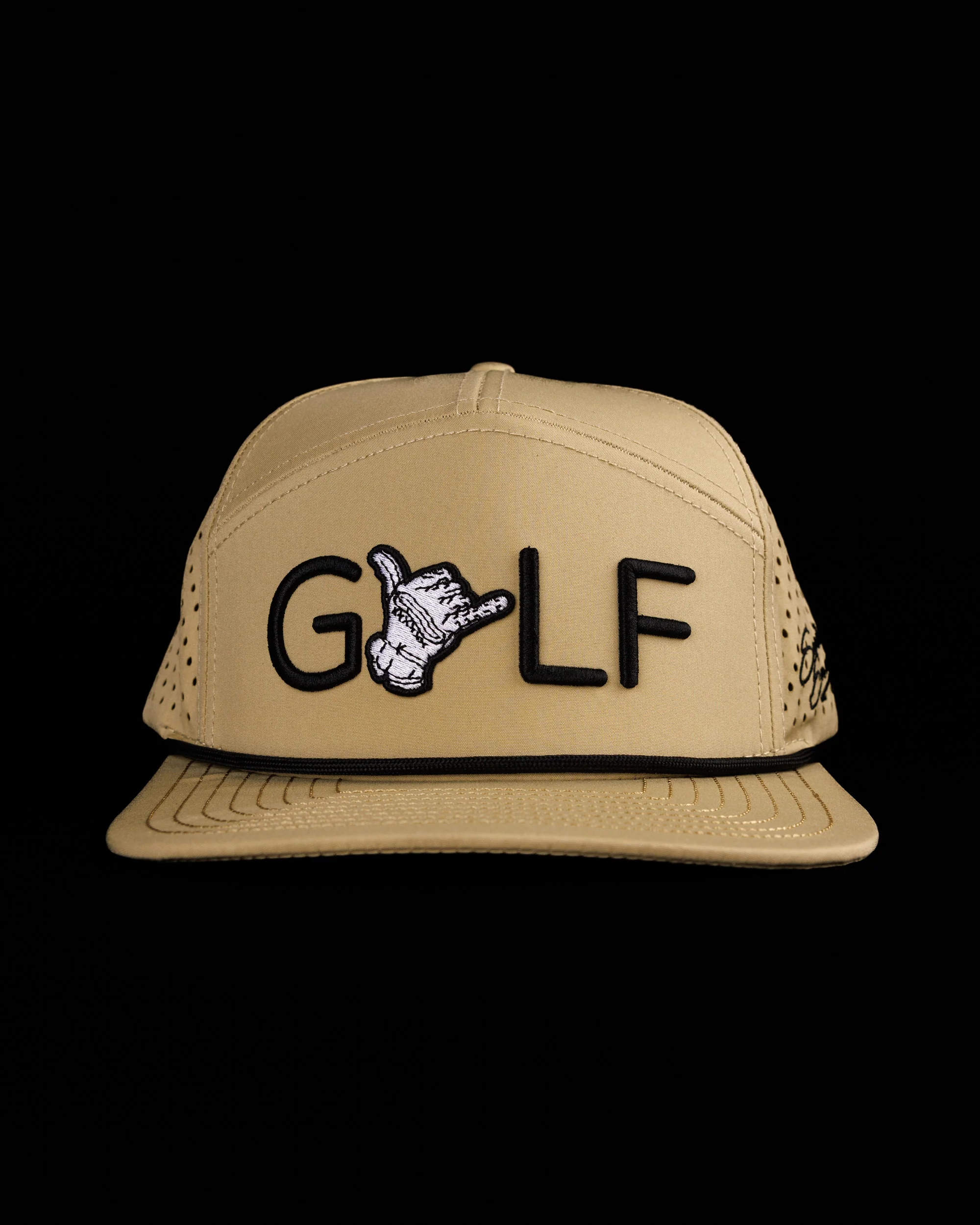 GOLF Snapback Hat - Tan - Image 3
