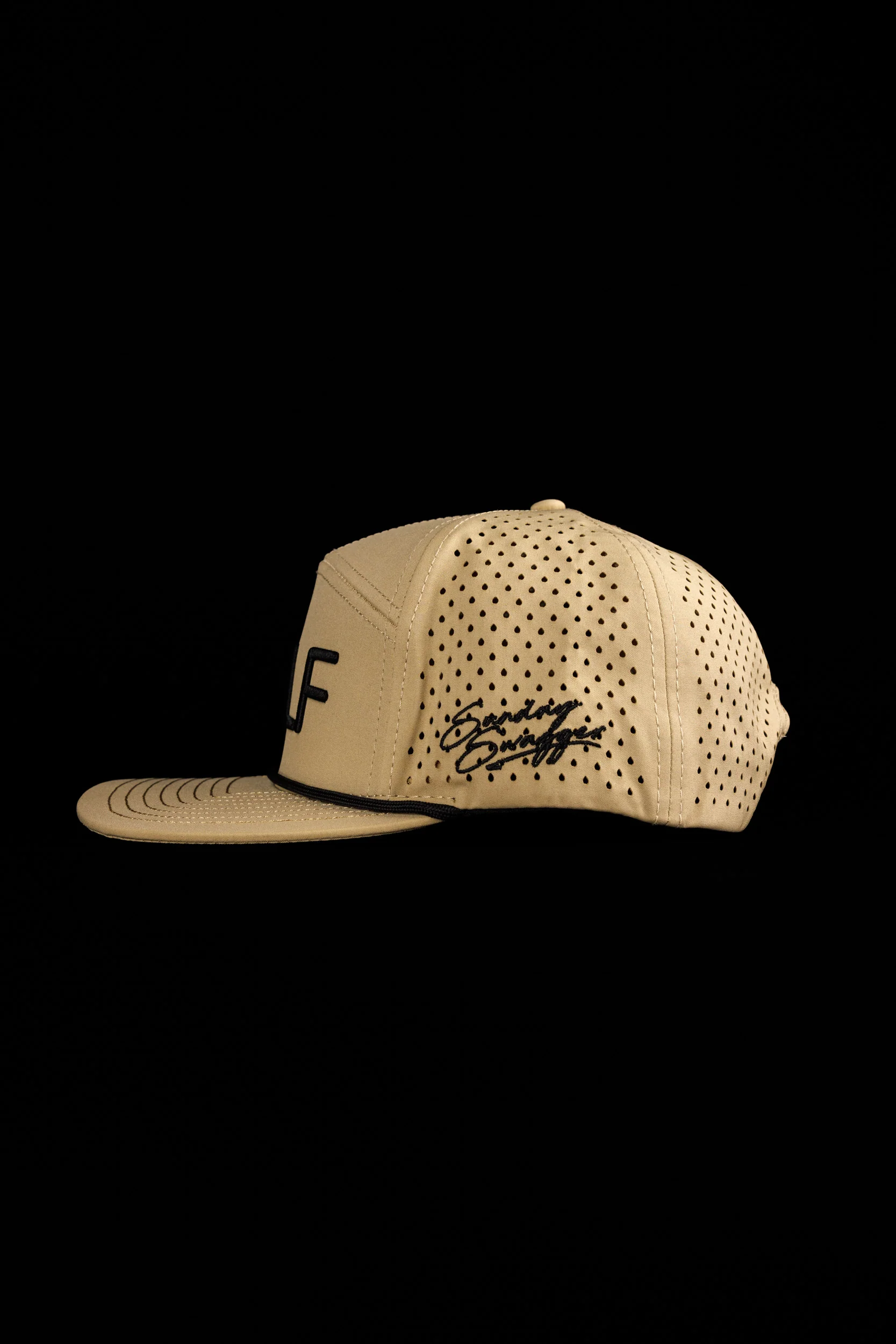 GOLF Snapback Hat - Tan - Image 4
