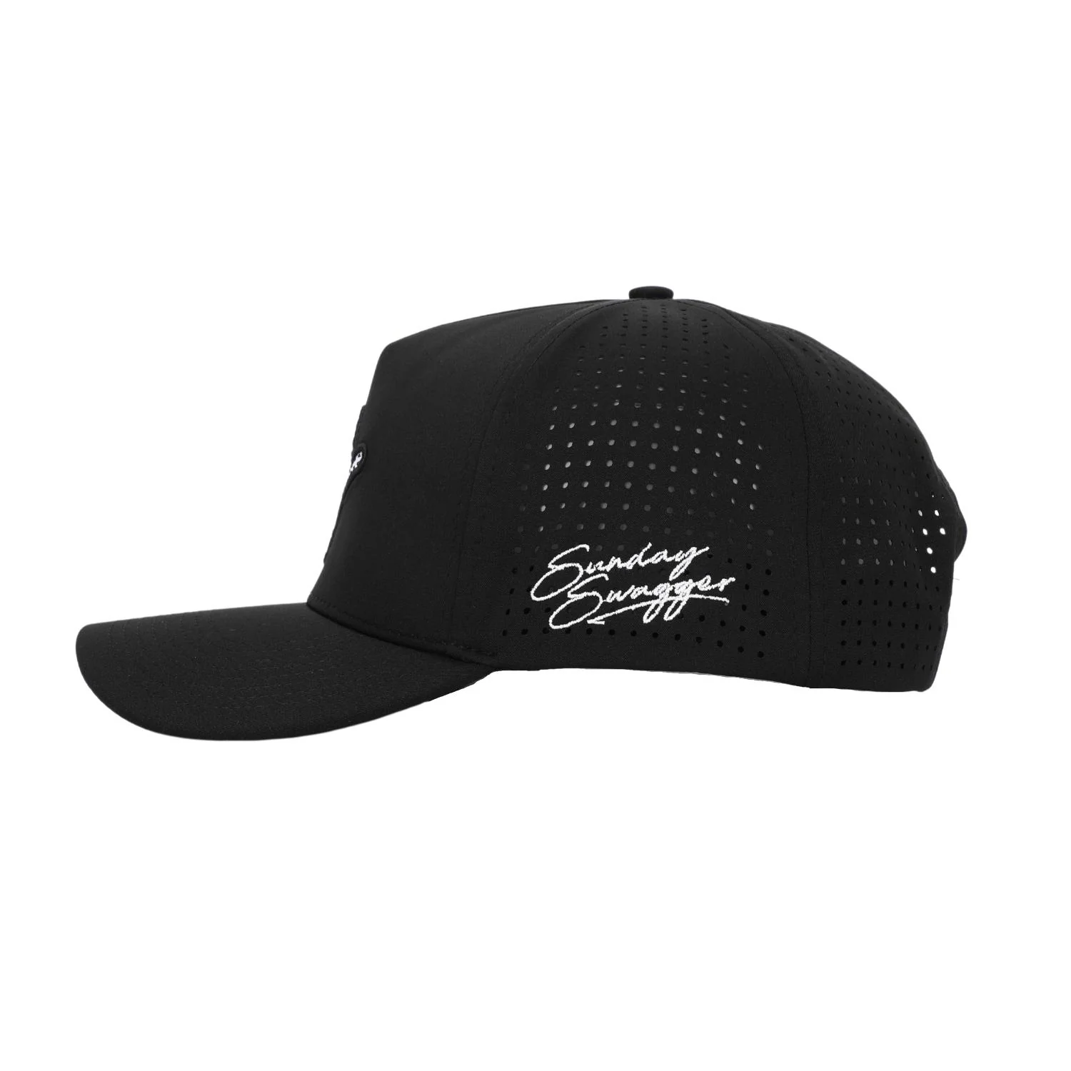 Hang Loose Snapback Hat - Black - Image 4