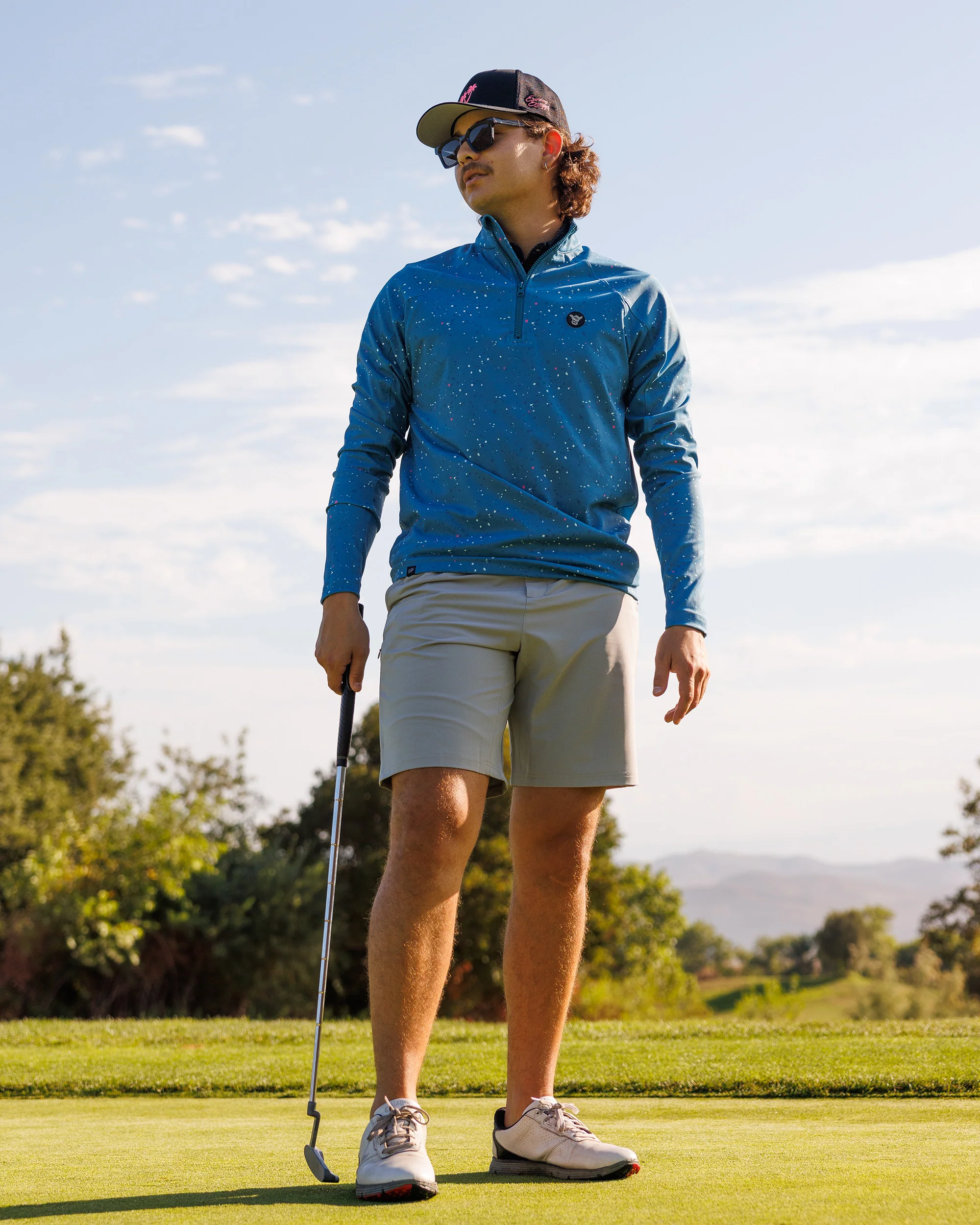 Men's Performance Q-Zip - Asteroid - Image 8