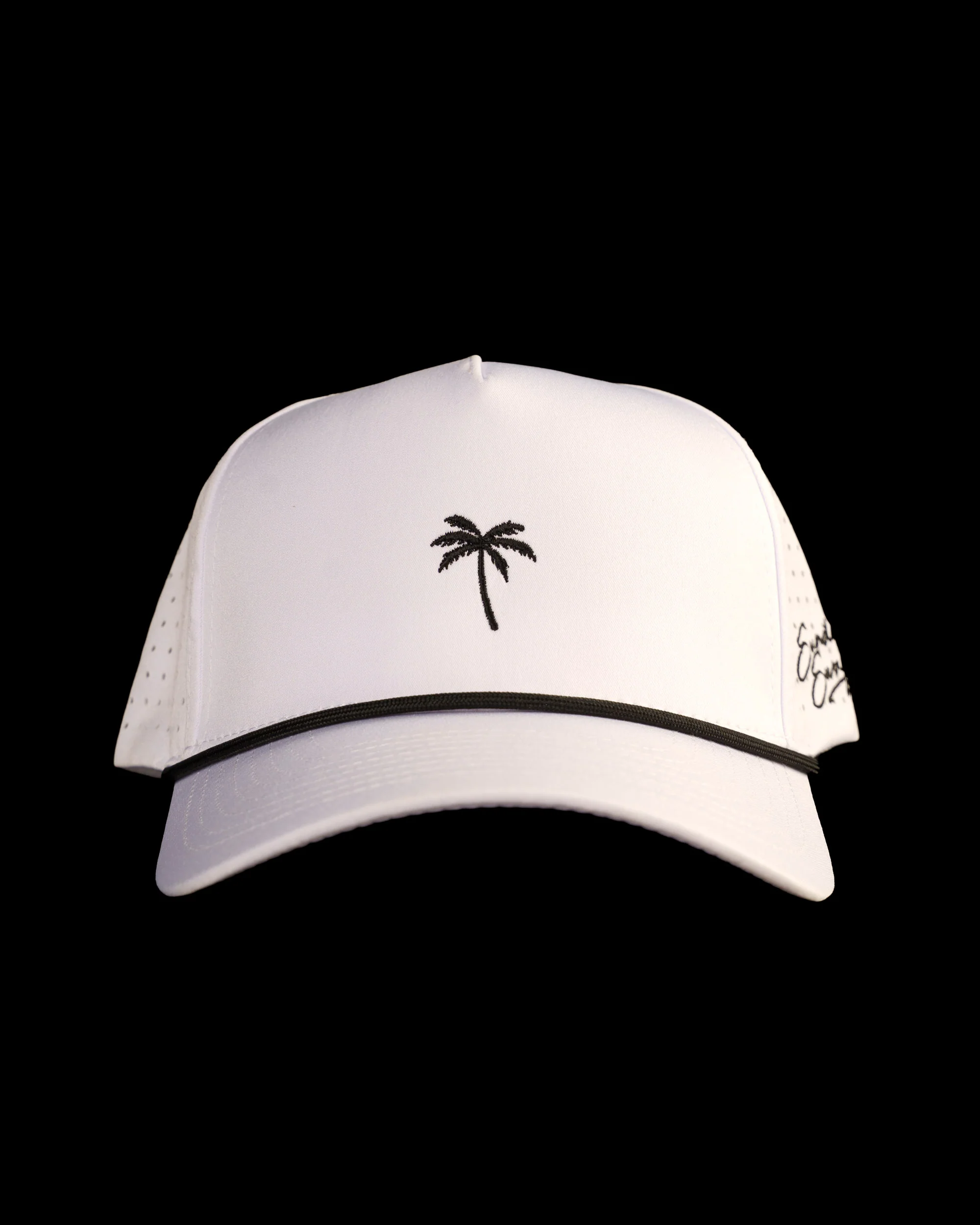 Palm Rope Snapback Hat - White - Image 2