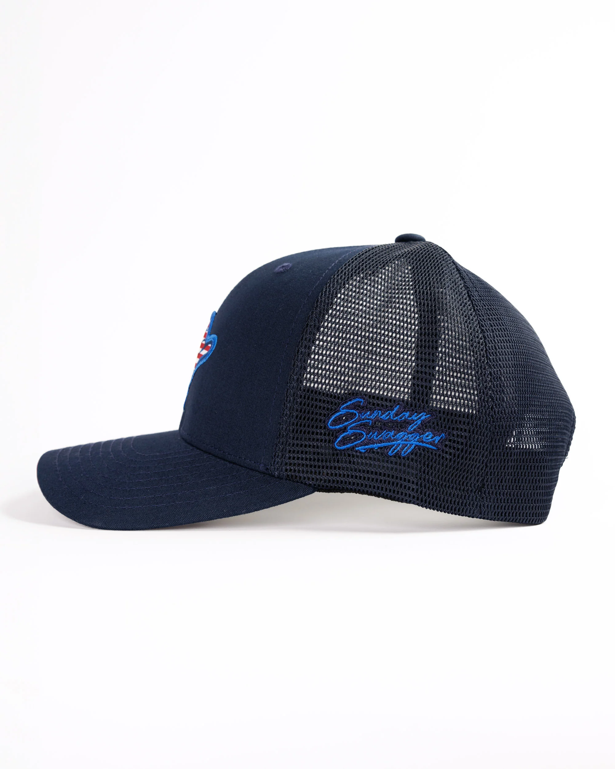 Stars and Stripes Flexfit Snapback - Navy - Image 3