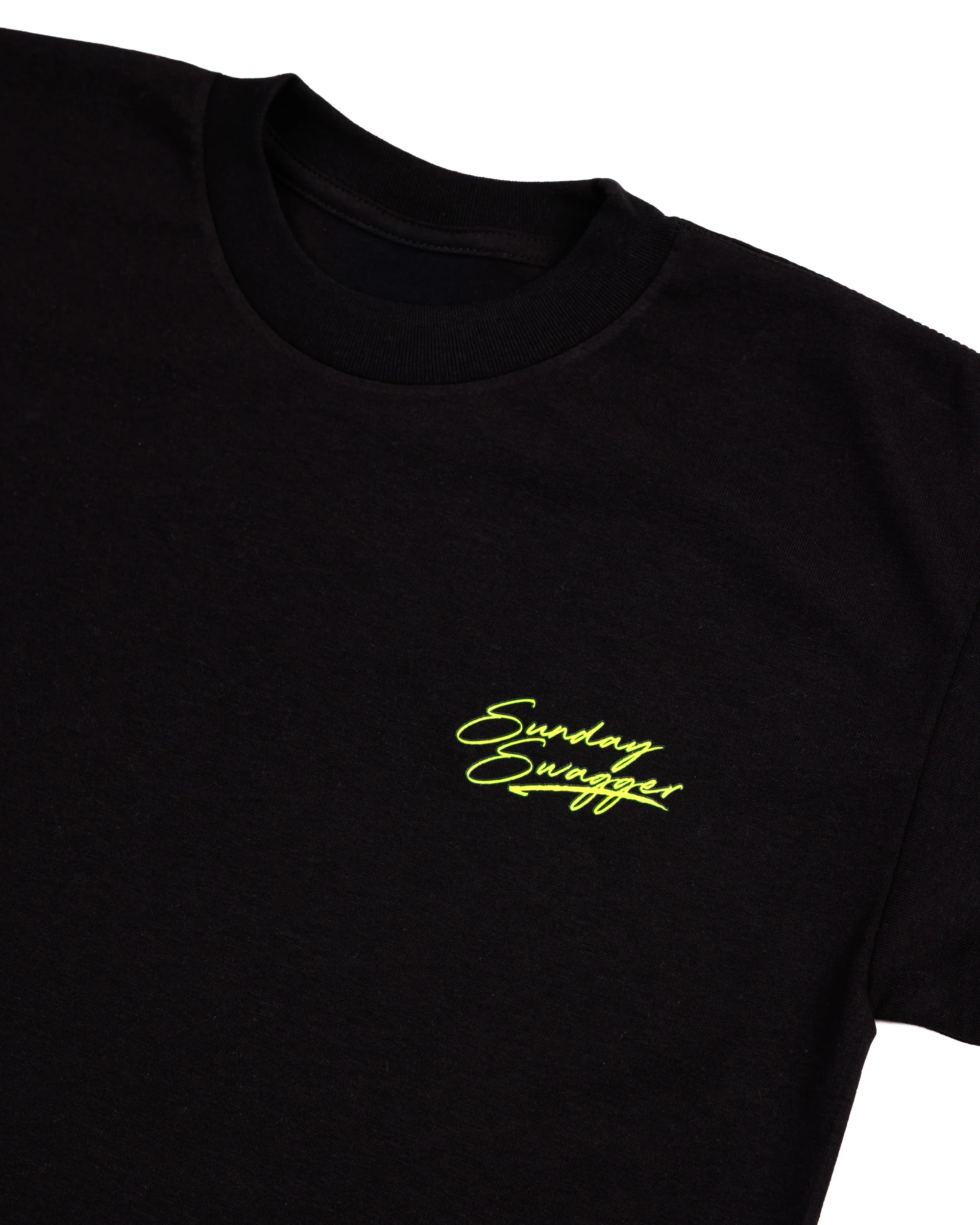 Sunday Swagger T-Shirt - Neon Black - Image 3
