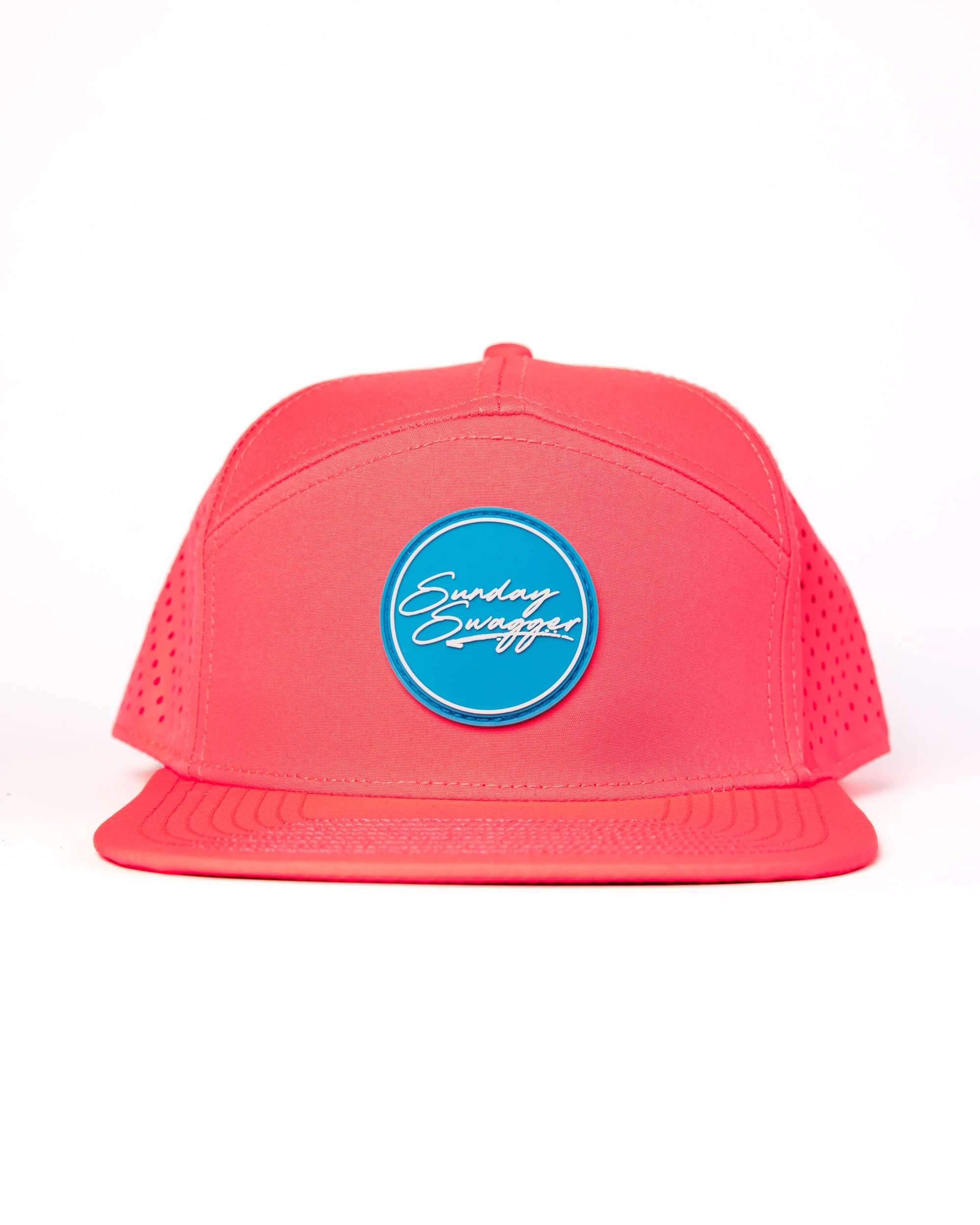 Swagger Flat Bill - Coral - Image 3