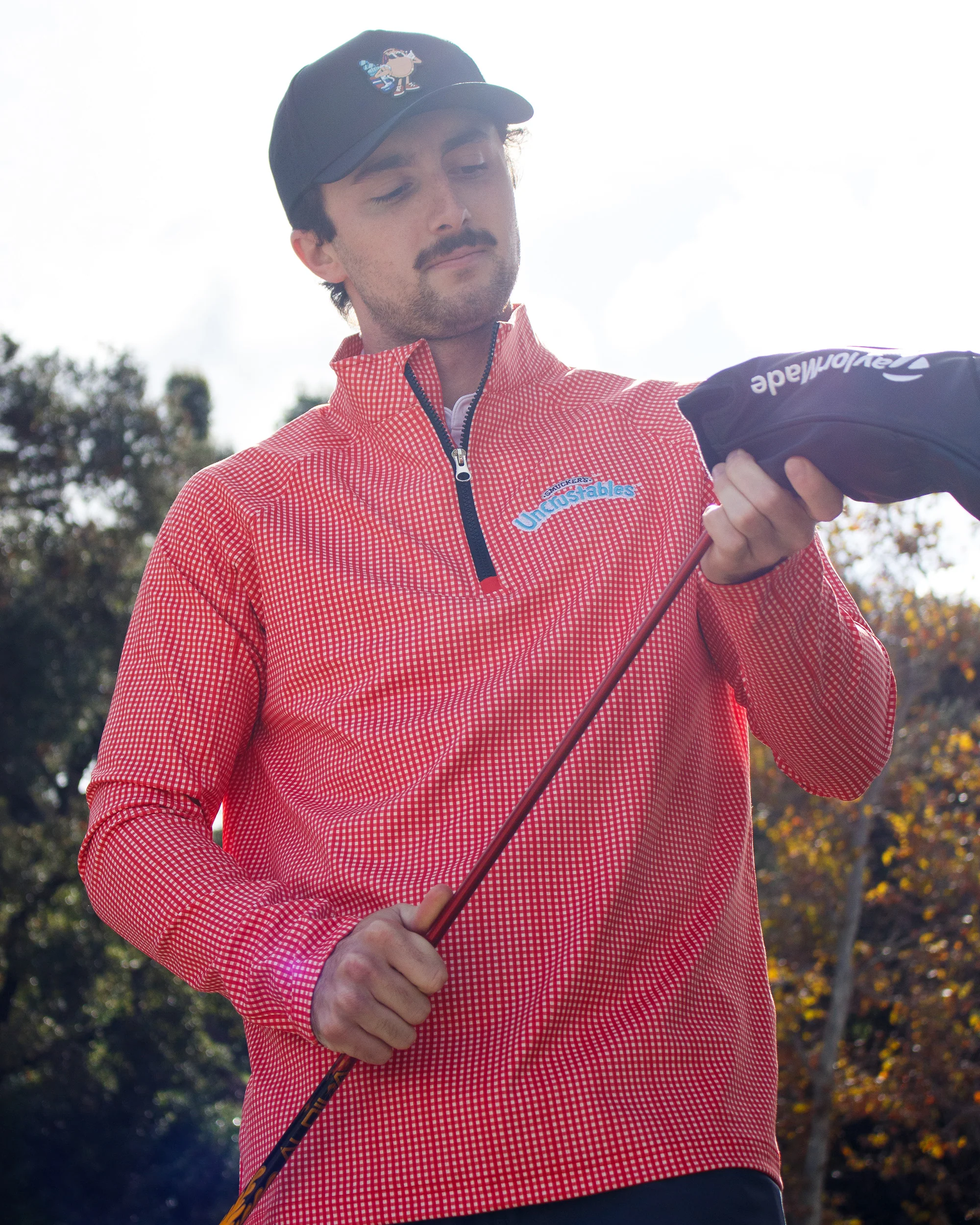 Sweet Spread | Uncrustables™ Men's Performance Q-Zip - Image 4